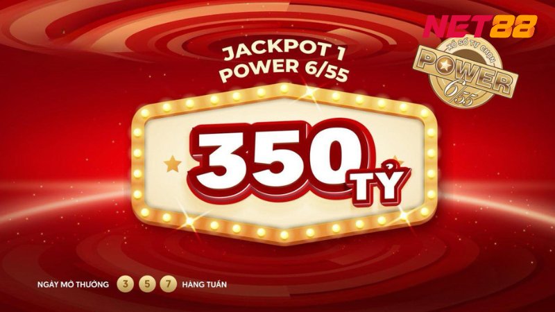 Giải thưởng của Power 6/55 siêu khủng với Jackpot tiền tỷ