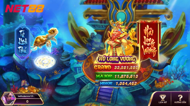 Kho Báu Long Cung NET88 | Hướng Dẫn Cách Chơi Chi Tiết 2 Game bắn cá đổi thưởng hấp dẫn với đồ hoạ sinh động