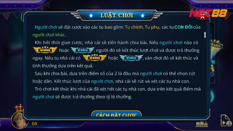 Các quy định đặt cược, chiến thắng đều được nhà cái công bố rõ ràng minh bạch tuyệt đối